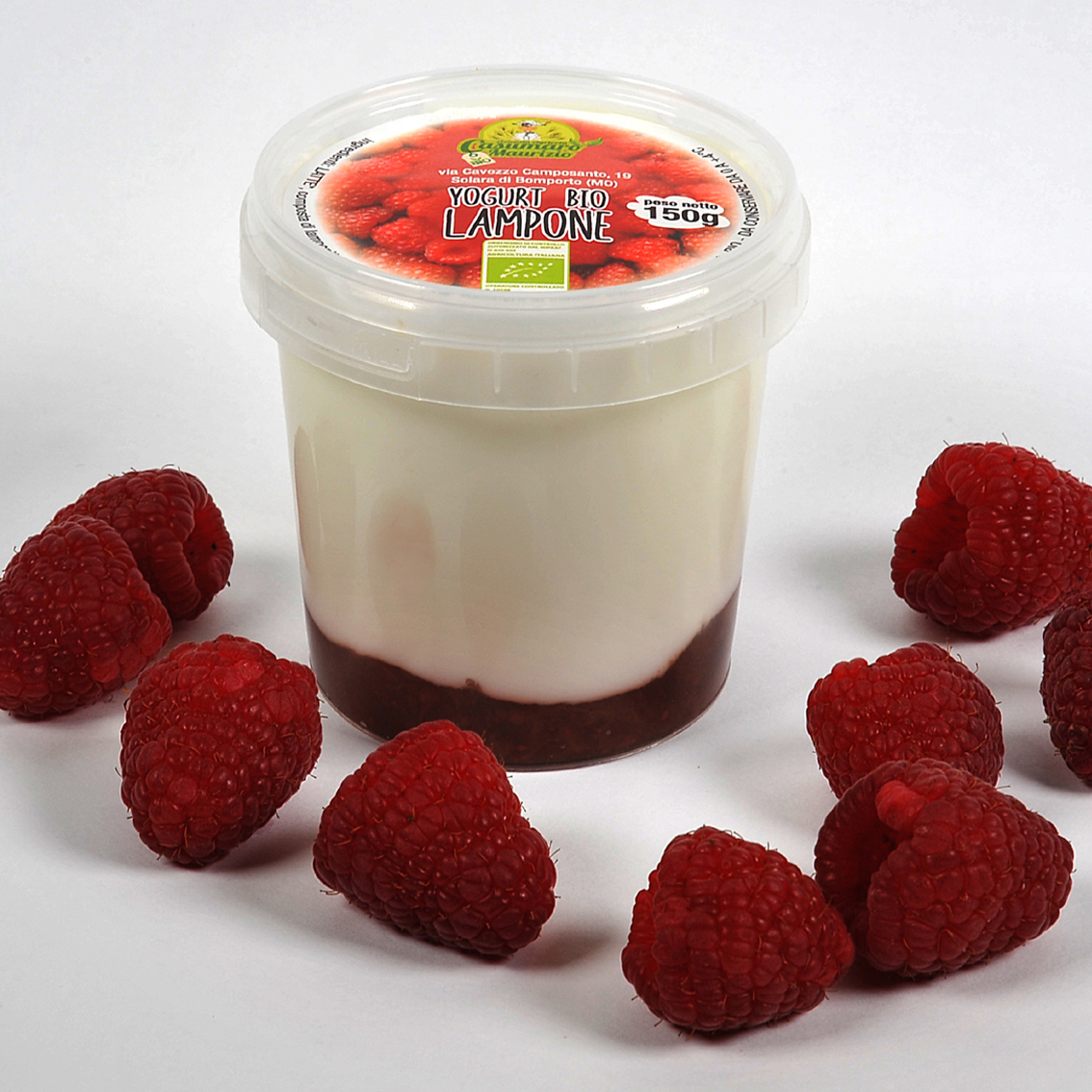 YOGURT LAMPONE 150 G BIO