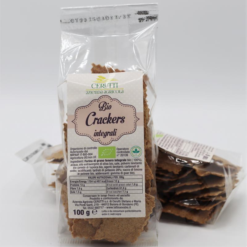 CRACKERS INTEGRALI BIO 100 g