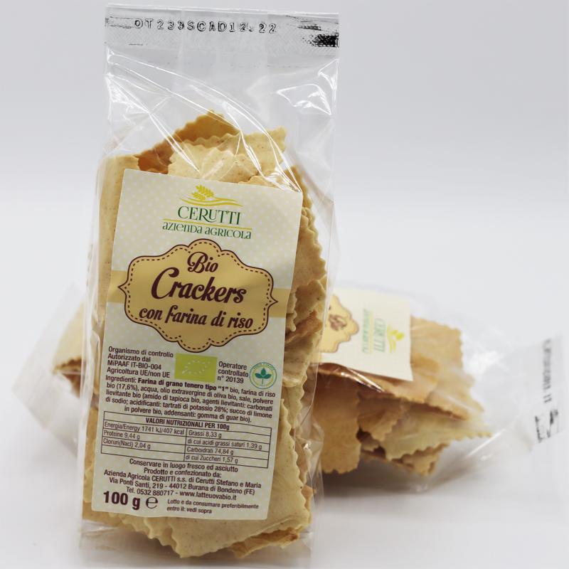 CRACKERS BIO CON FARINA DI RISO 100g