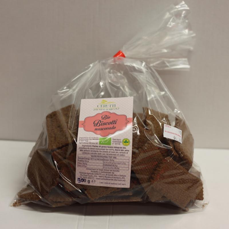 BISCOTTI BIO MUSCOVADO 500 g